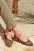Buckel Strap Flat Sandals