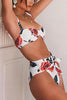 Floral Print High Waist Bikini Set