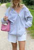 Pockets Loose Hoodie Coat