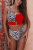 Leopard Patchwork Bikini Set