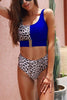 Leopard Patchwork Bikini Set