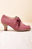 Suede Lace Up Pumps
