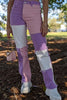 Color Block Patchwork Jeans