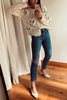 Floral Pearl Button Cardigan