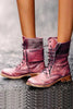 Lace Up Buskins Martin Boots