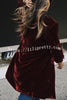 Smiling Days Velvet Lapel Long Sleeve Relaxed or Party Blazer