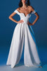 V Neck Tank Wide Leg Jumpsuits