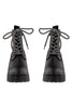 Lace Up Chunky Heels Ankle Boots