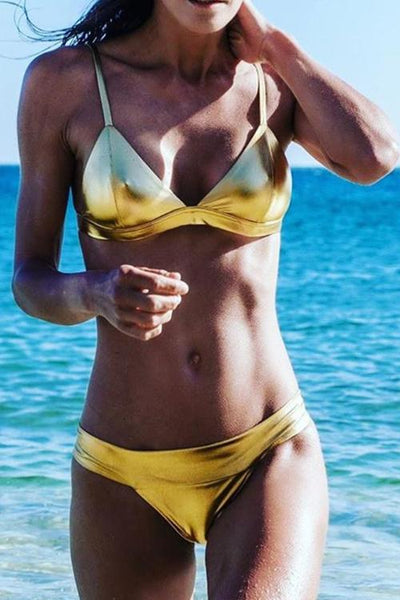 Hot Stamping Bikini Set
