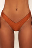 Solid Low Waist Bikini Thong
