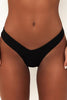 Solid Low Waist Bikini Thong