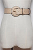 Semicircle Buckle Wide Belt