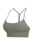 Solid Backless Bra