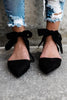 Pointed Toe Lace-up Flats Sandals