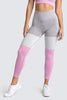 Seamless Color Block Bra Leggings Set