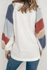 Color Block Puff Long Sleeve T Shirt