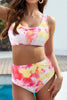 Tie Dye High Waist Bikini Set