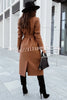 Lilipretty Always A Classic Lapel Belted Midi Coat