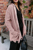 Fashion Casual Adult Solid Cardigan Hooded Collar Tops(6 Colors)