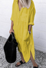 Button Pockets Kafton Dress