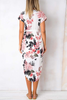 Casual Print Patchwork Irregular Dress Dresses