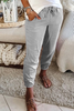 Casual Solid Pocket Capris Solid Color Bottoms