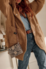 Pocket Hooded Button Oversized Cardigan