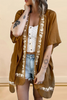Retro Floral Pattern Kimono