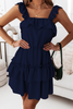Ruffles Off the Shoulder Cake Skirt Dresses