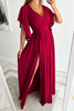 You're Enough Ruffles Sleeve Maxi Dress