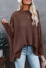 Boat Neck Thermal Knit Top