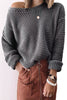 Fashion Casual Solid Patchwork O Neck Tops