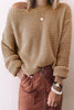 Fashion Casual Solid Patchwork O Neck Tops