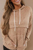Everything's Rosy Ribbed Hooded Top