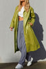 Elegant College Solid Turn-back Collar Outerwear(3 Colors)