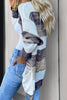 Casual Plaid Patchwork V Neck Cardigans(7 Colors)