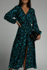 Elegant College Print Printing V Neck A Line Dresses(3 Colors)