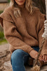 Sweet Elegant Solid Patchwork O Neck Sweaters(3 Colors)