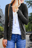 Casual Solid Buttons Solid Color Cardigan Collar Tops