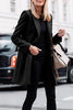 Casual Solid Solid Color Turn-back Collar Outerwear