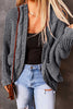 Elegant Solid Pocket Solid Color Cardigan Collar Tops