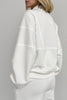 Casual Solid Zipper Turndown Collar Long Sleeve Two Pieces