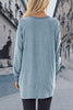 Casual Elegant Solid Contrast O Neck Tops
