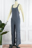 Casual Solid Buckle Square Collar Regular Jumpsuits(5 Colors)