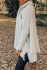 Casual Solid Solid Color Turtleneck Hoodies