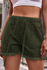 Casual Street Solid Pocket Frenulum Straight Mid Waist Solid Color Bottoms