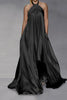 Casual Vacation Solid Solid Color Halter Sleeveless Dress Dresses