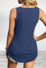 Casual Simplicity Solid Solid Color Square Collar Tops(4 Colors)