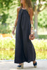Casual College Solid Make Old Halter Straight Dresses(3 Colors)