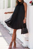 Casual Simplicity Solid Solid Color Mandarin Collar Sleeveless Dress Dresses
